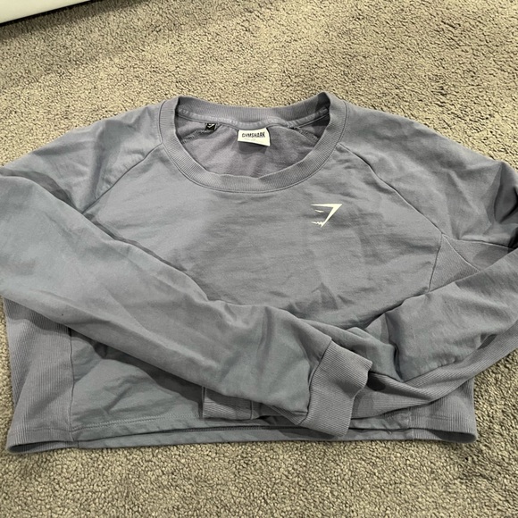 Lavender Cropped Long Sleeve - Picture 1 of 3